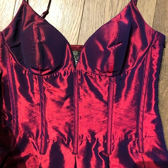 Lyndia Red Iridescent Valentine Minidress | 4 - Picture 2 of 9